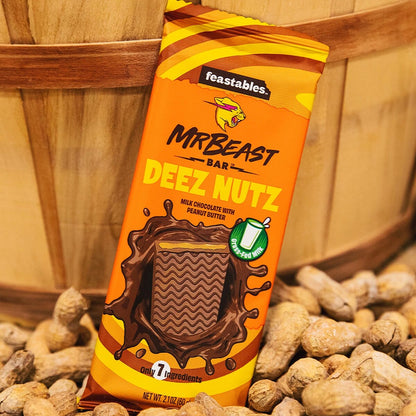 Mr Beast Feastables Peanut Butter Chocolate Bar 60g