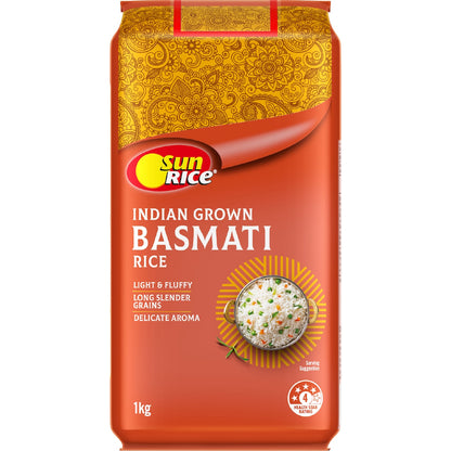 Sunrice Indian Grown Basmati Rice Classic 1kg
