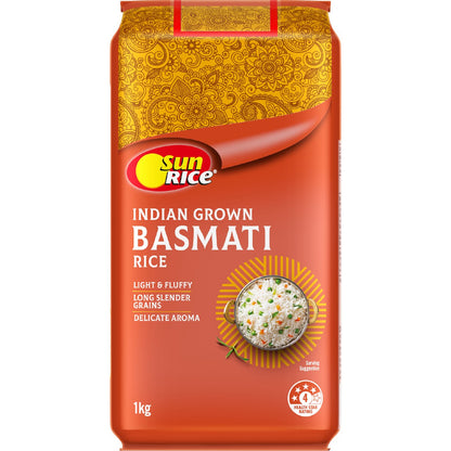 Sunrice Indian Grown Basmati Rice Classic 1kg