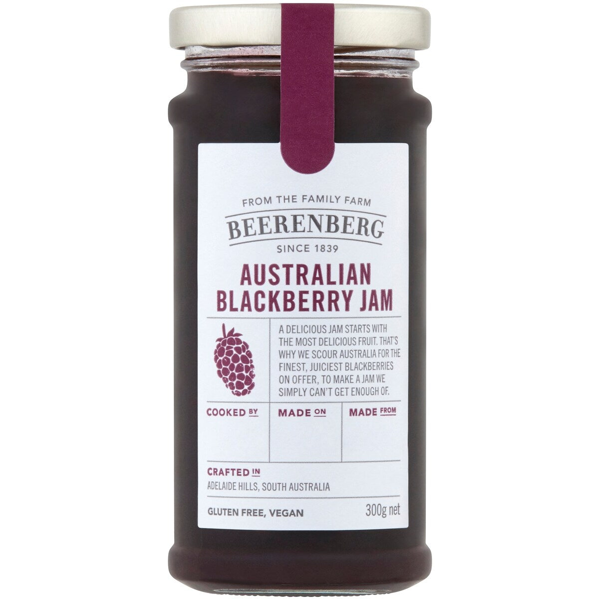 Beerenberg Blackberry Jam 300g