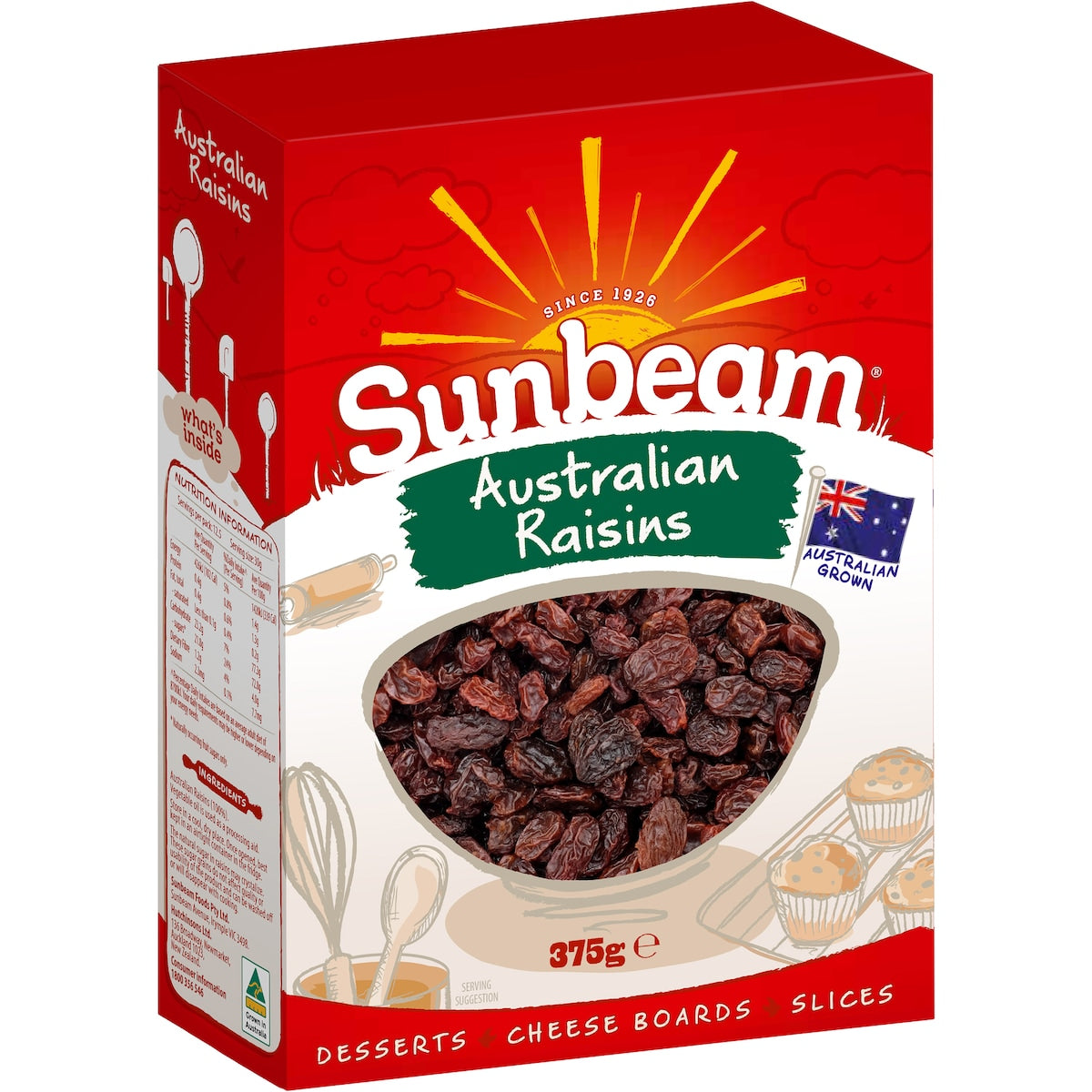 Sunbeam Australian Lexia Raisins | 375g