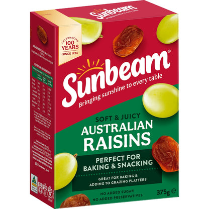 Sunbeam Australian Raisins 375g