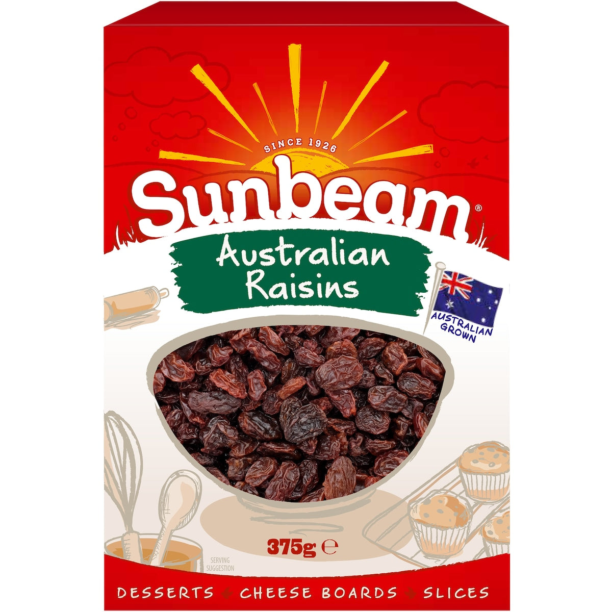 Sunbeam Australian Lexia Raisins | 375g
