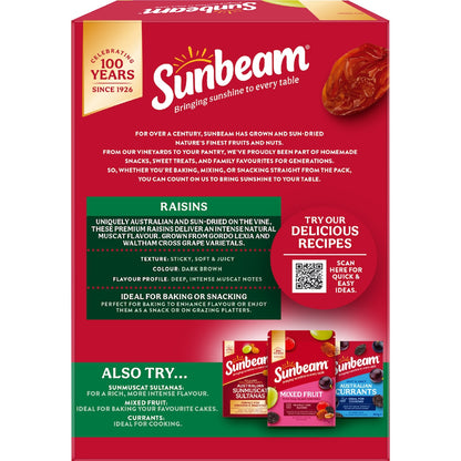 Sunbeam Australian Raisins 375g
