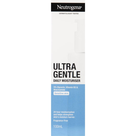 Neutrogena Ultra Gentle Daily Face Moisturiser Sensitive 100ml