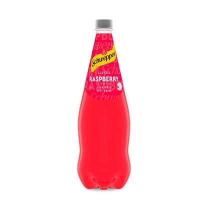 Schweppes Traditional Raspberry Soft Drink Bottle - 1.1L