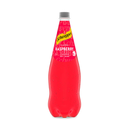 Schweppes Traditional Raspberry Soft Drink Bottle - 1.1L