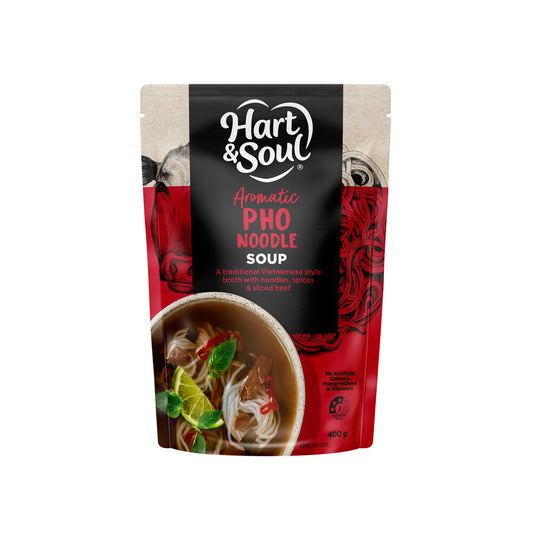 Hart & Soul All Natural Pho Soup With Konjac Pouch - 400g