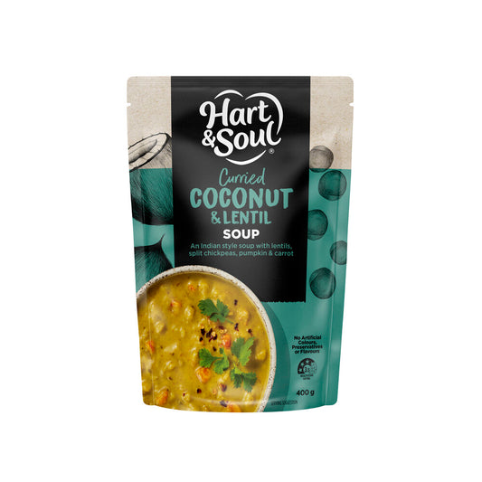Hart & Soul Coconut Lentil Soup Pouch - 400g
