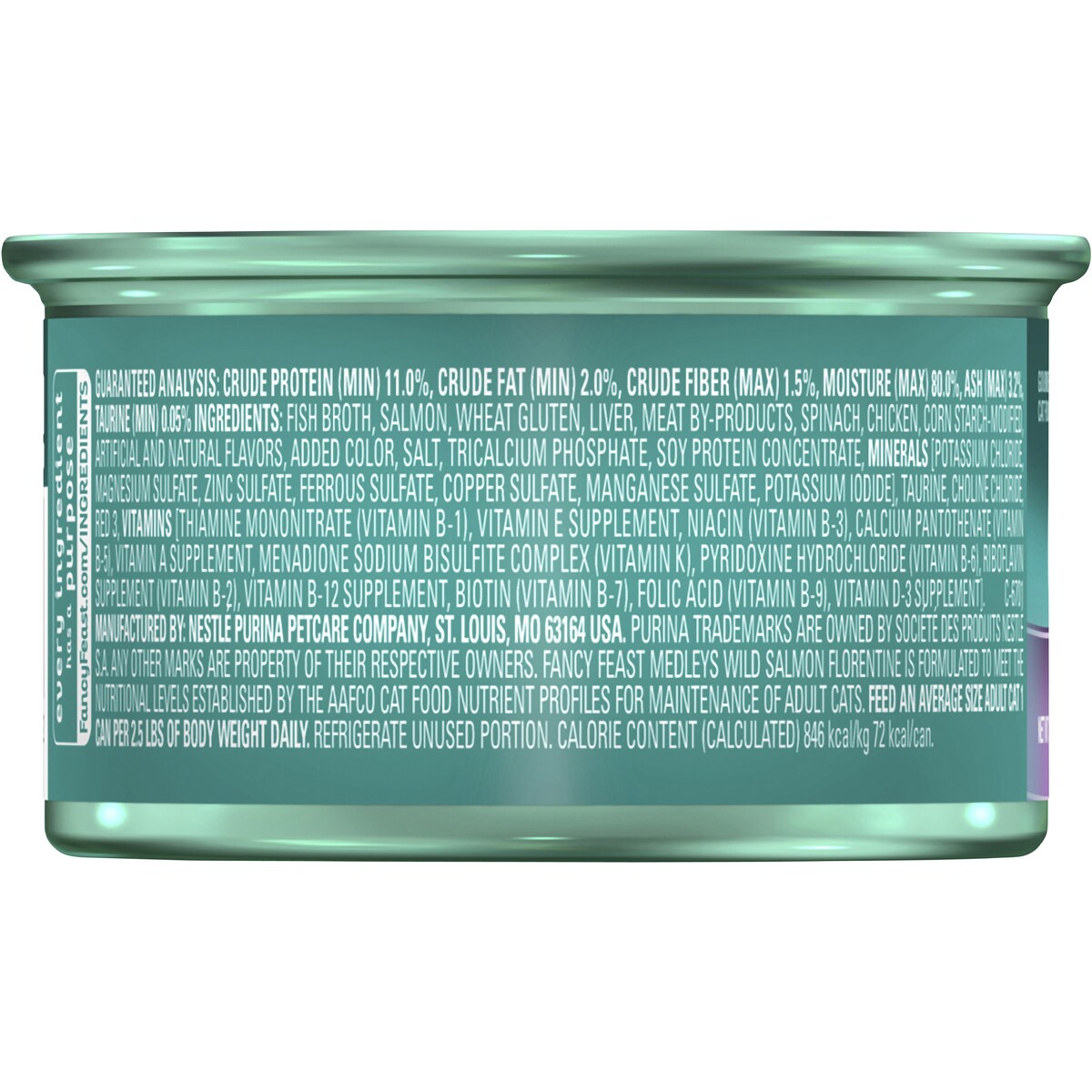 Fancy Feast Medleys Salmon Florentine Delicate Sauce Wet Cat Food 85g