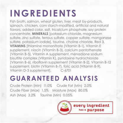 Fancy Feast Medleys Salmon Florentine Delicate Sauce Wet Cat Food 85g