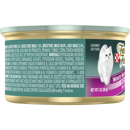 Fancy Feast Medleys White Meat Chicken Delicate Sauce Wet Cat Food 85g