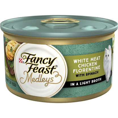 Fancy Feast Medleys White Meat Chicken Delicate Sauce Wet Cat Food 85g