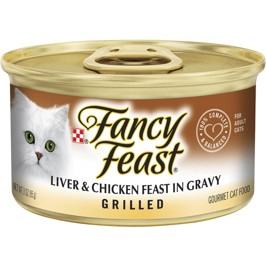 Fancy Feast Liver & Chicken Feast In Gravy Wet Cat Food 85g