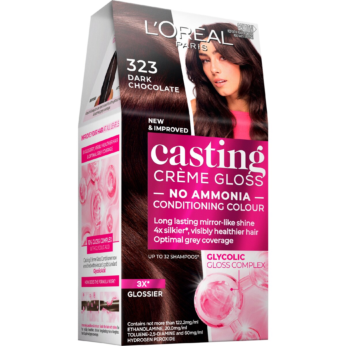 L'oreal Paris Casting Creme Gloss 323 Dark Chocolate Each