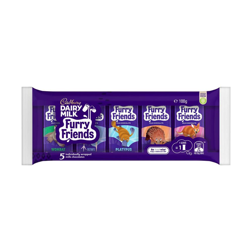 Cadbury Dairy Milk Furry Friends Chocolate Multipack - 100g