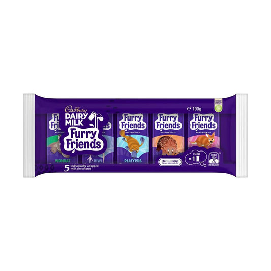 Cadbury Dairy Milk Furry Friends Chocolate Multipack - 100g