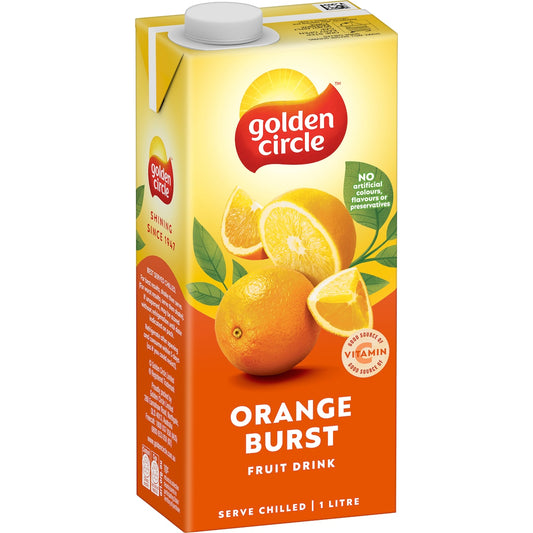 Golden Circle Orange Burst Fruit Drink Breakfast Drink 1l