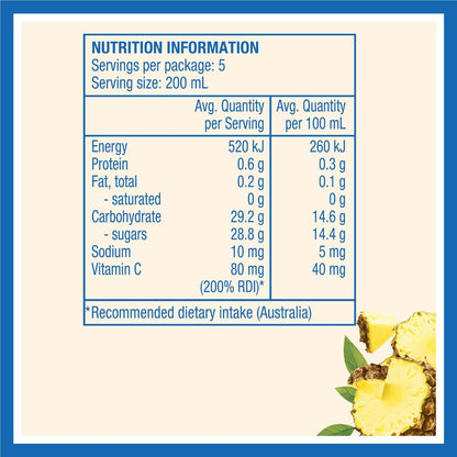 Golden Circle Pineapple Juice Sweetened Fruit Juice Pineapples 1l
