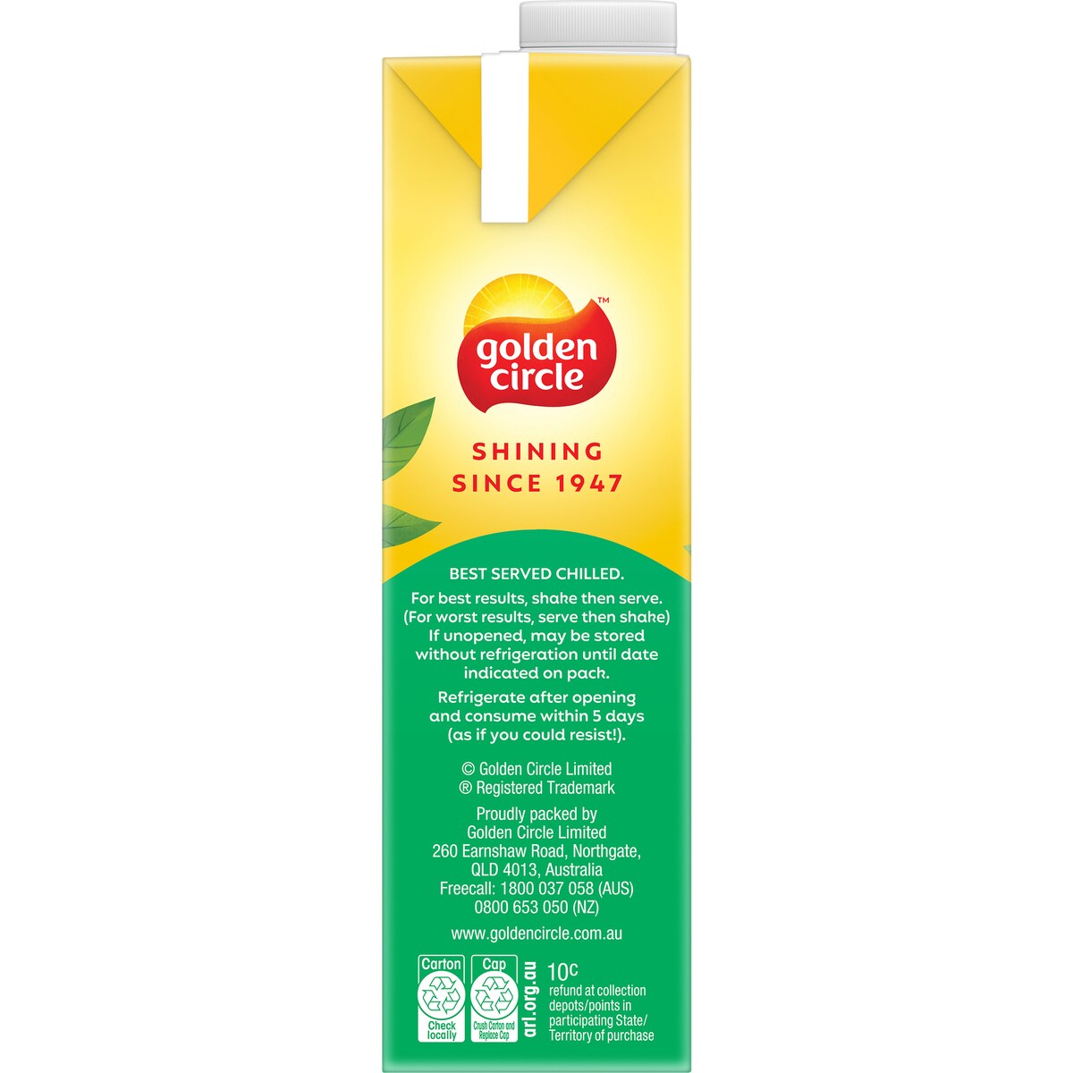 Golden Circle Drinks Pine Orange Fruit Drink 1l