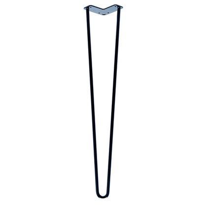 Taskmaster Hairpin Leg - 710 x 12mm - Matte Black