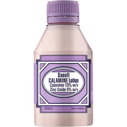 Sanofi Calamine Lotion For Itchiness Relief 200mL