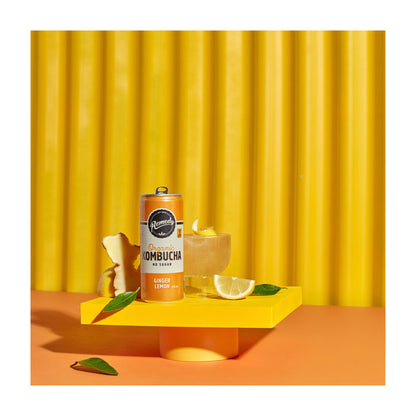 Remedy Kombucha Ginger Lemon 250ml - 4 pack