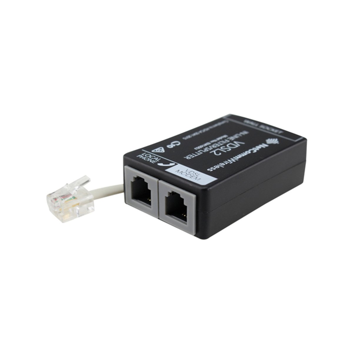 Jackson ADSL Filter - 43mm x 70mm - Plastic - Voice Band Interference