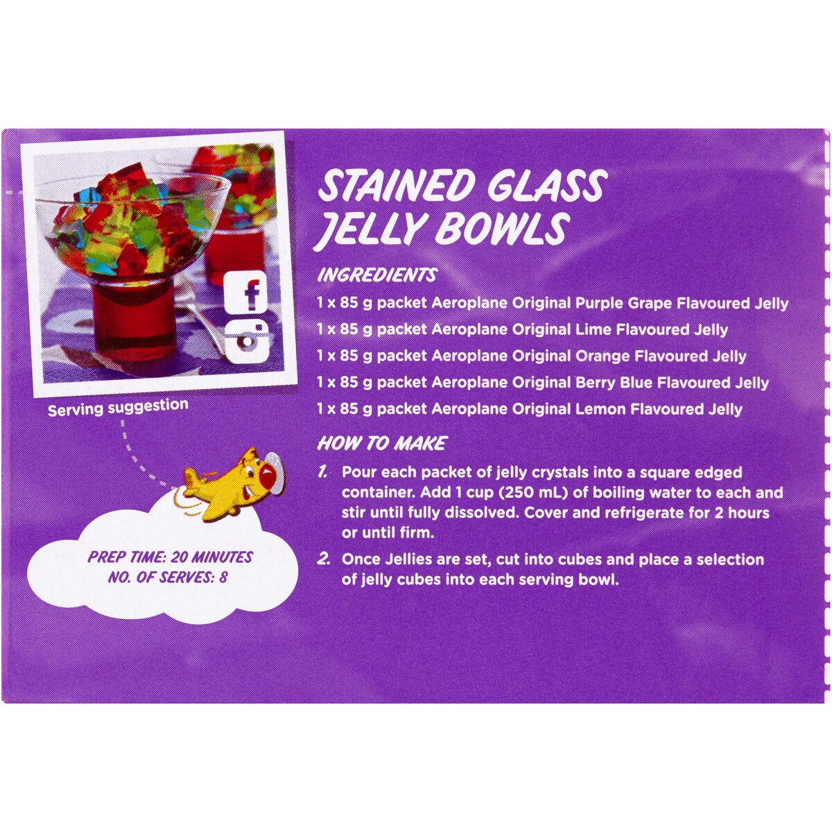 Aeroplane Original Purple Grape Flavoured Jelly 85g
