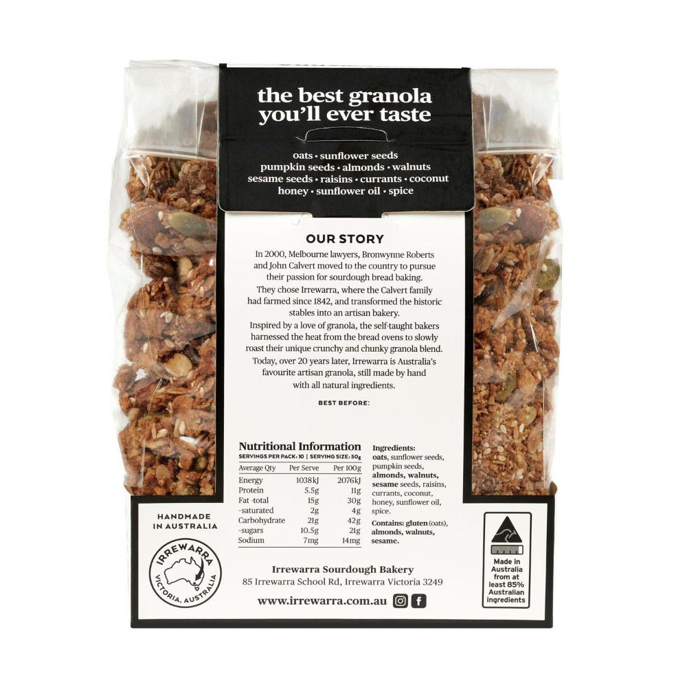 Irrewarra All Natural Granola Original - 500g