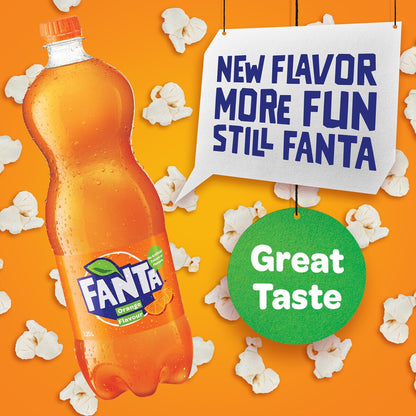 Fanta Orange Soft Drink Bottle 1.25l