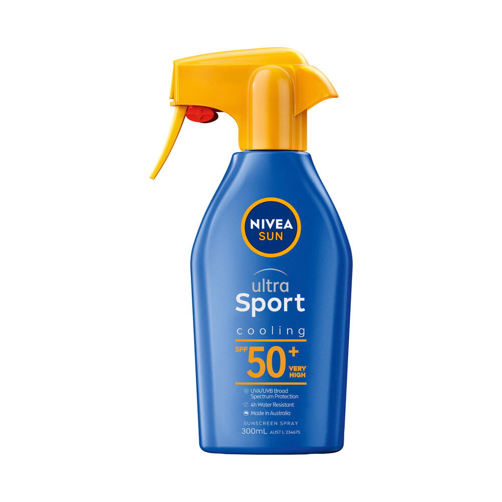 Nivea Sun Spf 50+ Sunscreen Spray Ultra Sport - 300mL