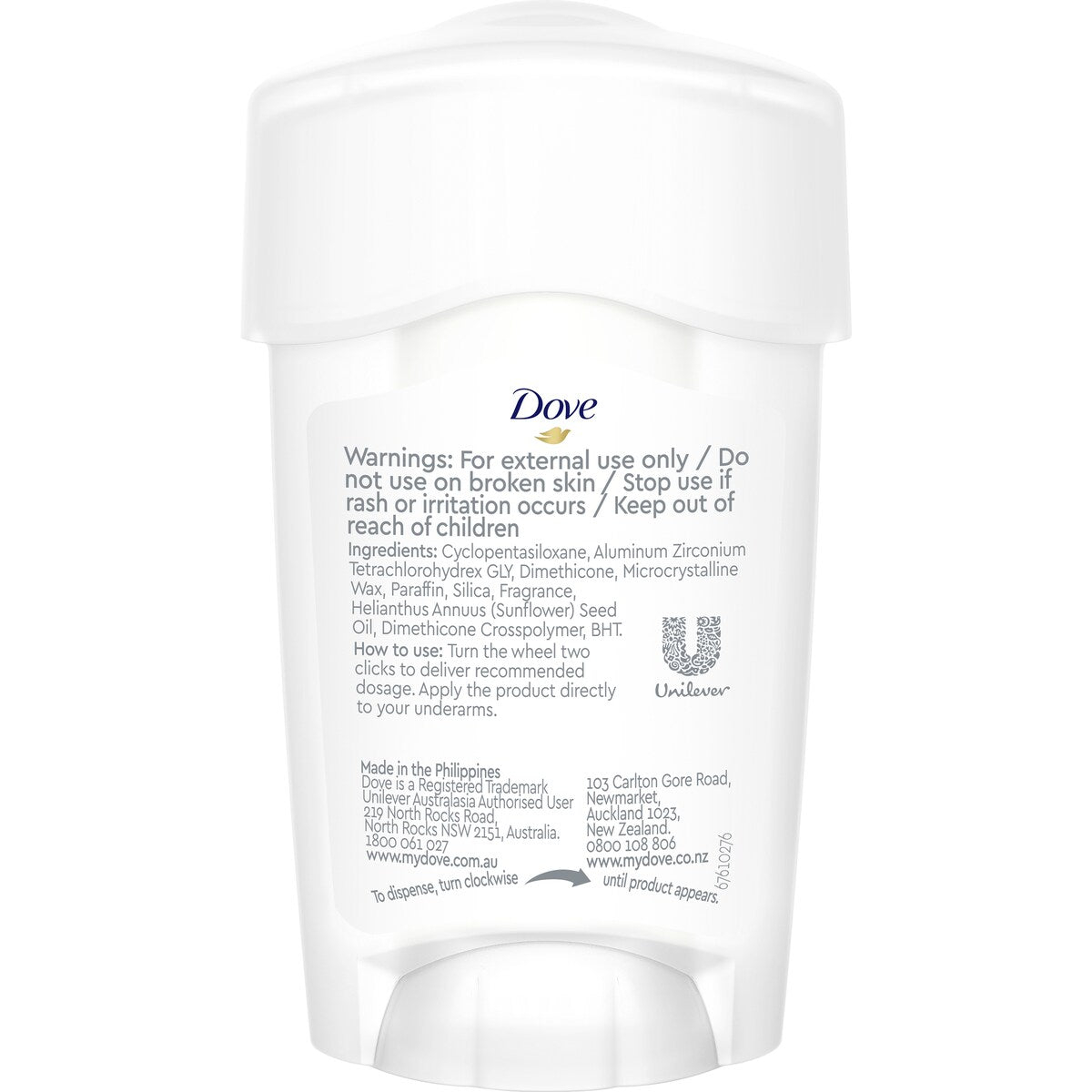Dove Clinical Protection Deodorant Antiperspirant Fresh Touch 45 Ml