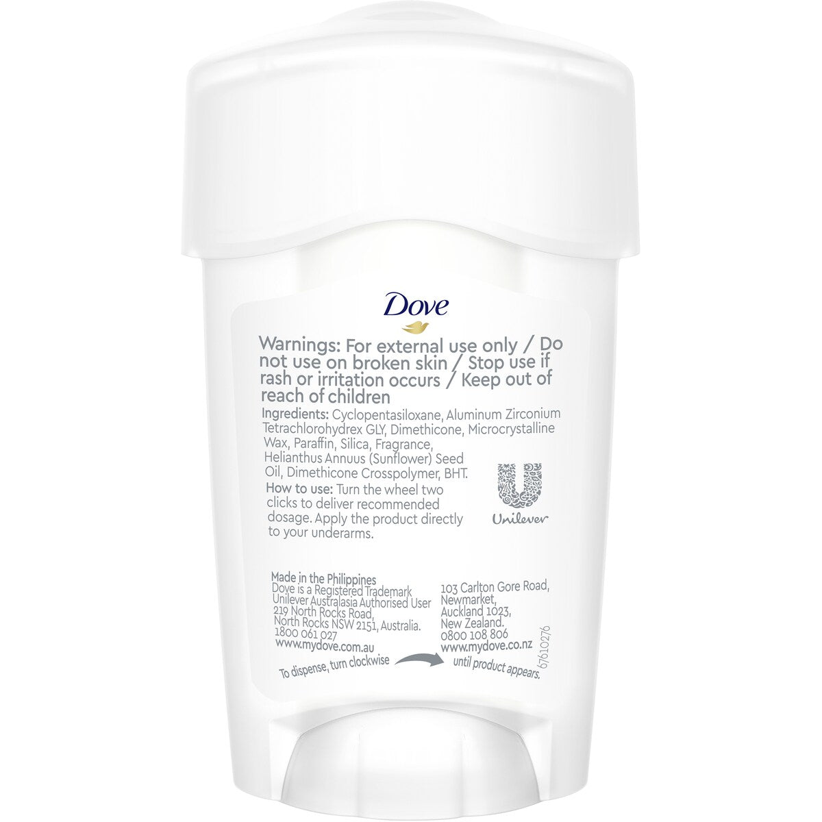 Dove Clinical Protection Deodorant Antiperspirant Fresh Touch 45 Ml