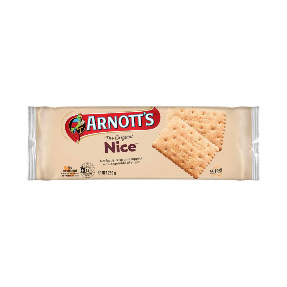 Arnott's Plain Biscuits Nice - 250g
