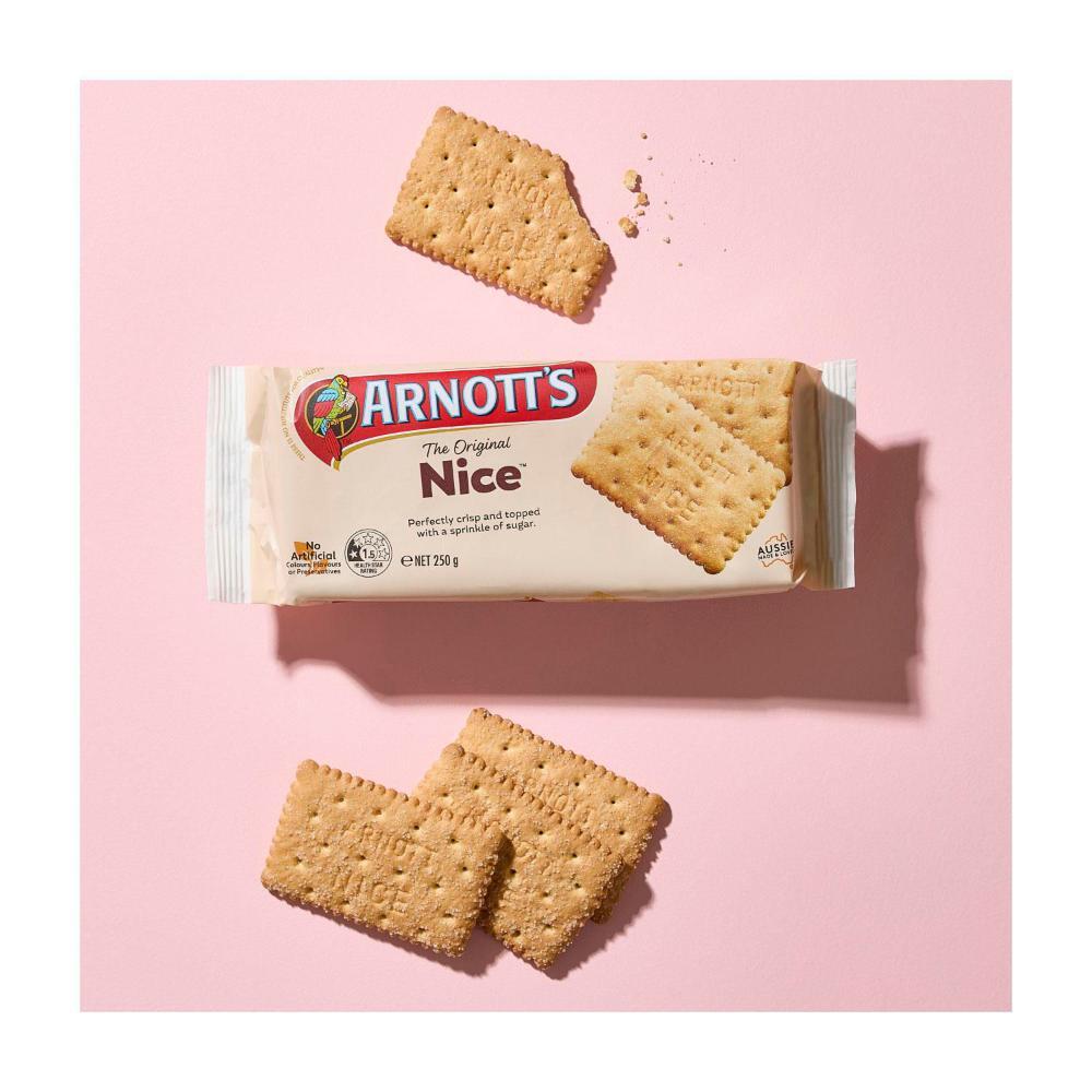 Arnott's Plain Biscuits Nice - 250g