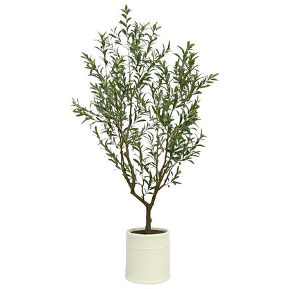 CGH Artificial Olive Tree In French Crock Pot 2M - Realistic Appearance, High Quality Materials, Hassle-Free Maintenance