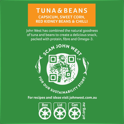 John West Tuna Beans Capsicum Corn & Chilli 185g