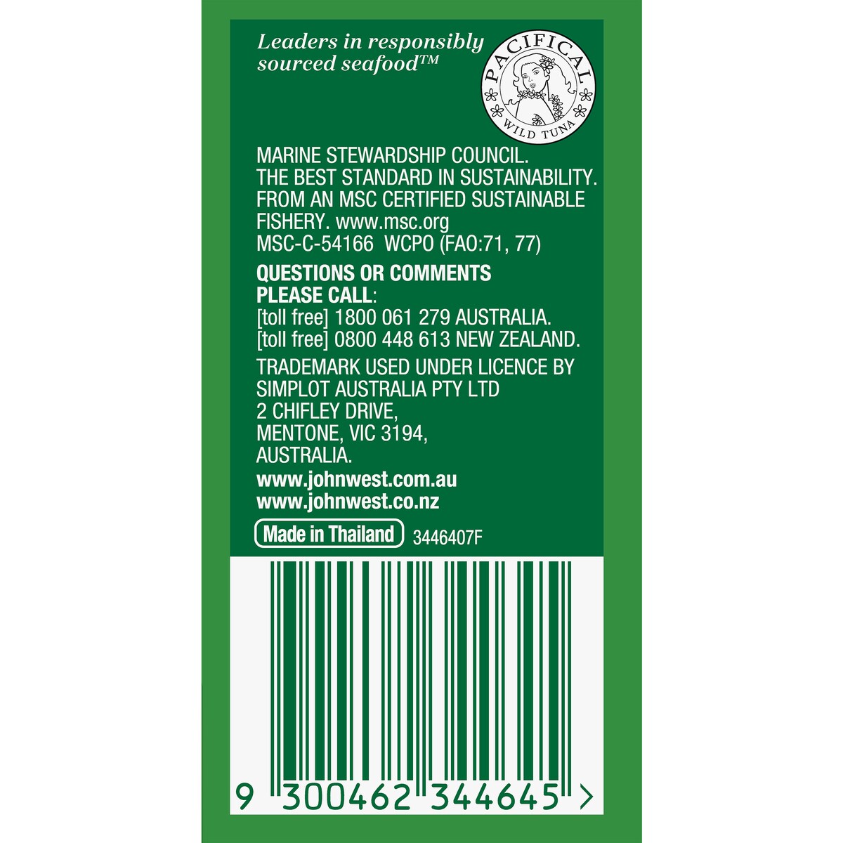 John West Tuna Beans Capsicum Corn & Chilli 185g
