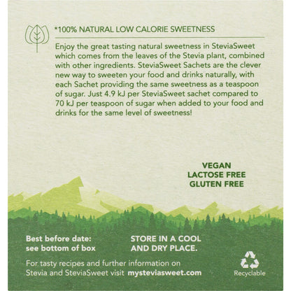 Stevia Sweet Sweet Granulated Sachets 50 pack