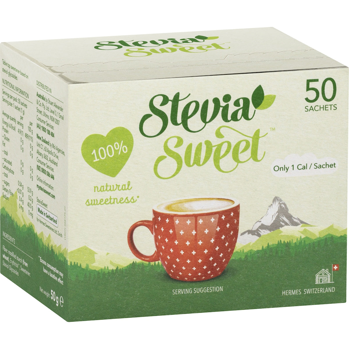 Stevia Sweet Sweet Granulated Sachets 50 pack