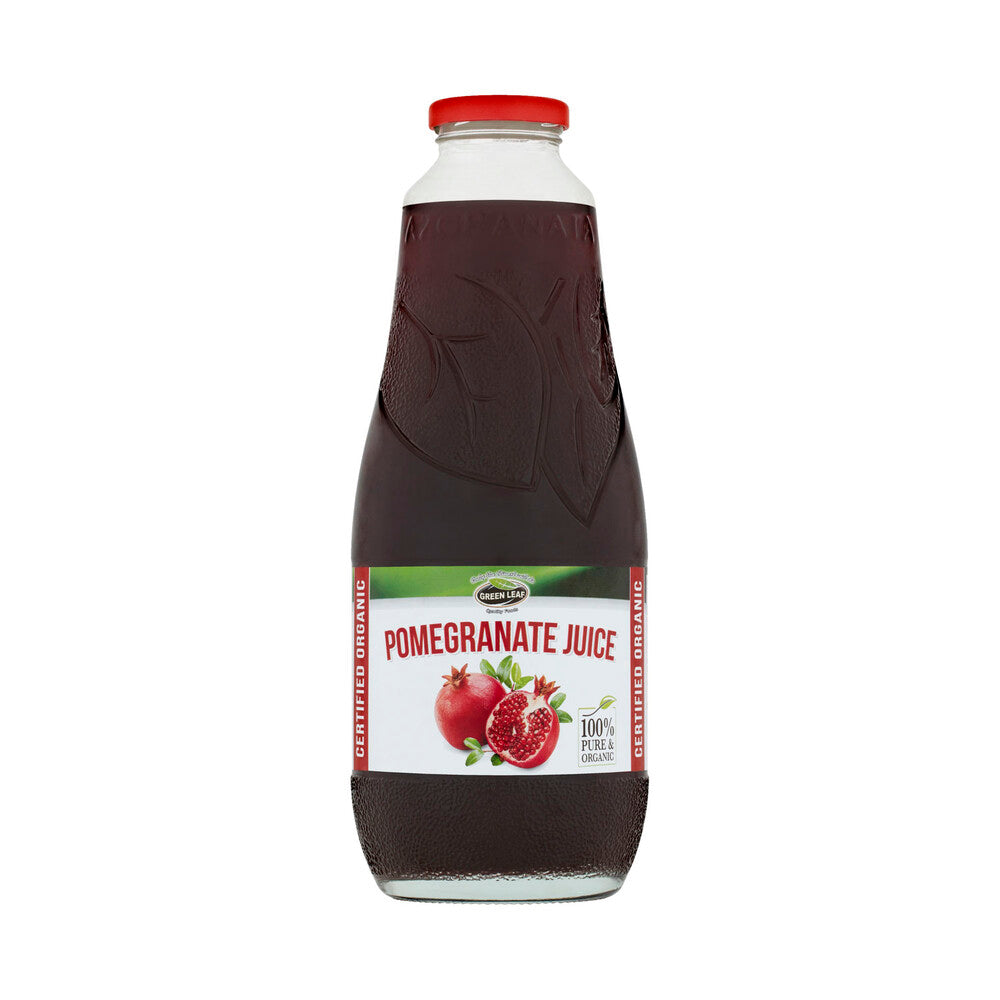 Greenleaf Organic Pomegranate Juice Glass - 1L
