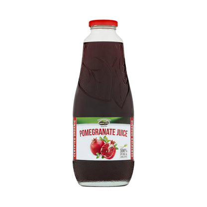Greenleaf Organic Pomegranate Juice Glass - 1L