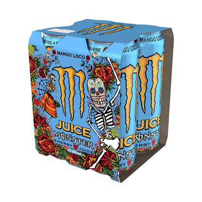 Monster Energy Mango Loco Multipack Cans 4 x 500ml
