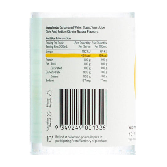Strangelove Lo-cal Yuzu 330ml - 4 Pack