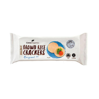 Ceres Organic Brown Rice Crackers Original - 115g