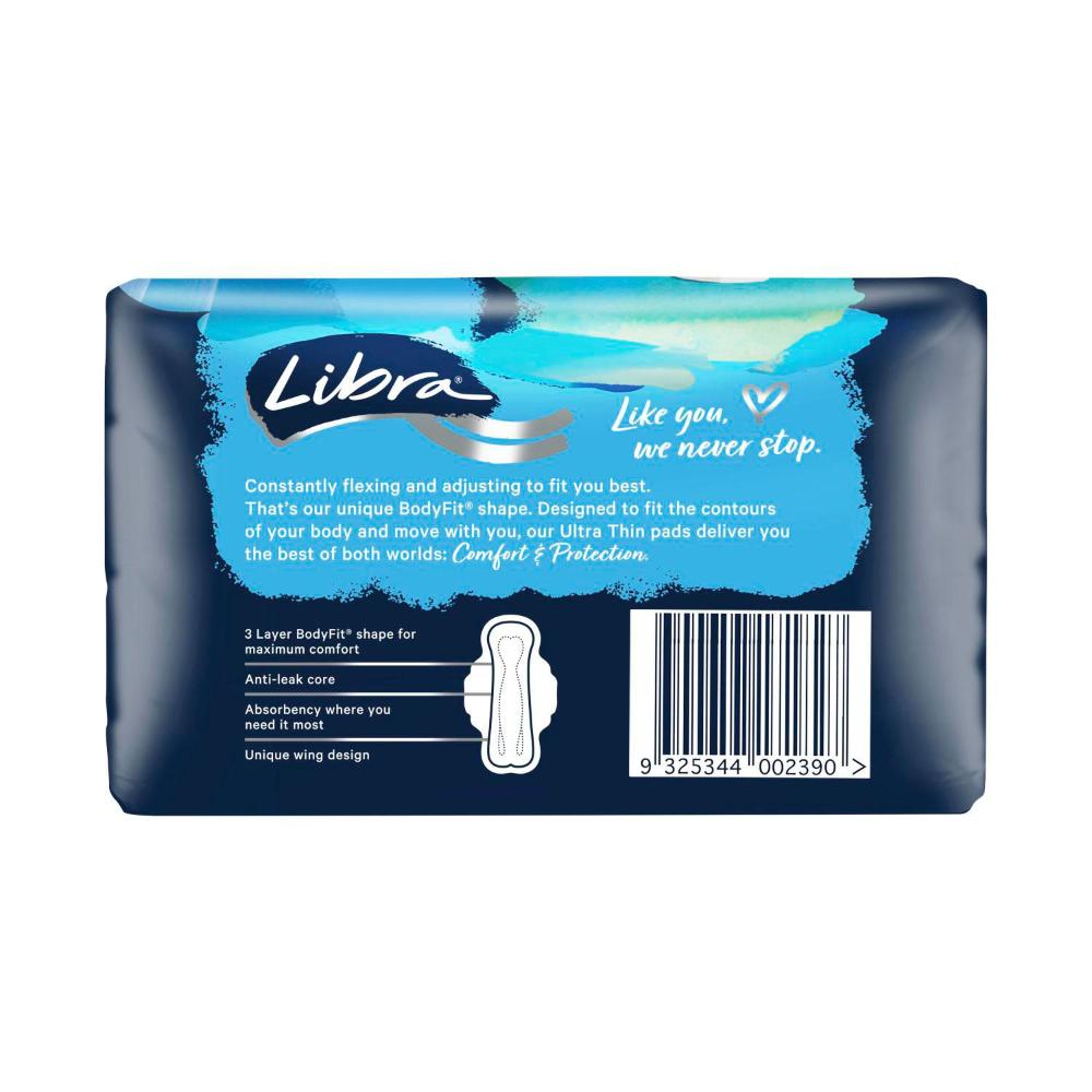 Libra Ultra Thin Regular Pads With Wings - 20 pack