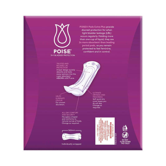 Poise Pads For Bladder Leaks Extra Plus - 20 pack