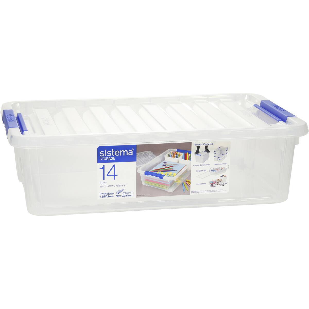 Sistema Storage Bin Container Assorted 14l