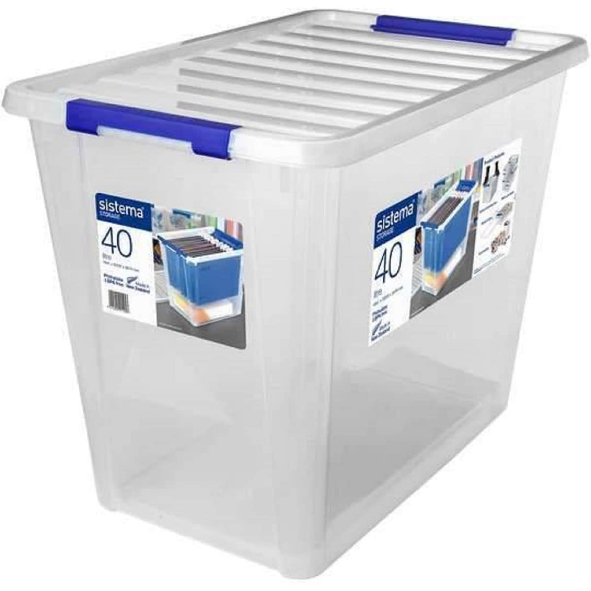Sistema Storage With Lid 40l Each